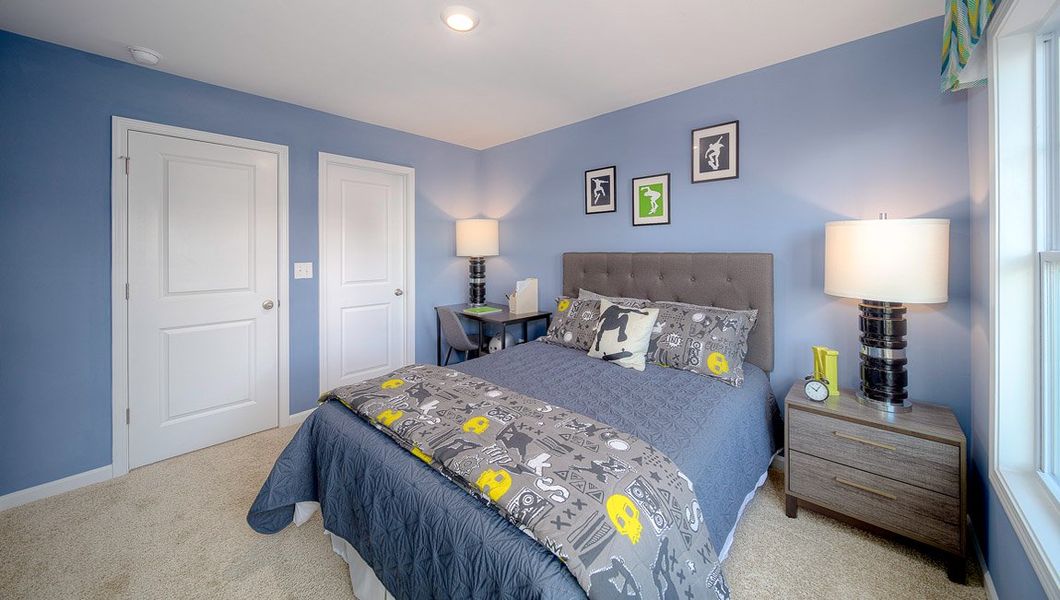 Representative furnished interior of a home built from the Lansing by D.R. Horton in Townes at Tap Root Farms, Fletcher (Image 28).