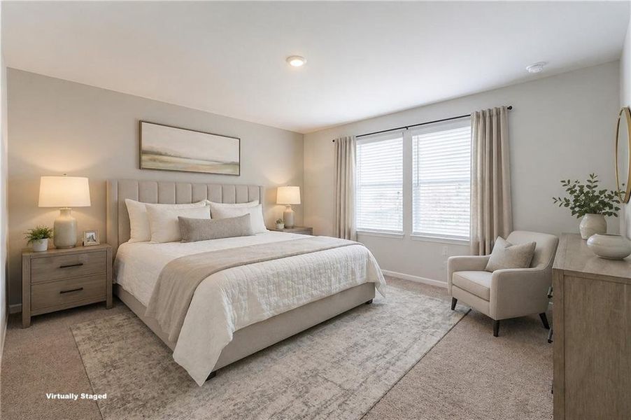 Furnished interior view inside a new home in Kingsley Creek, Lithonia (Image 31).