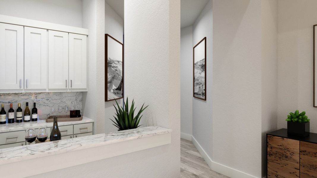Representative furnished interior of a home built from the Madison II by Southgate Homes in Painted Tree 60' Series, McKinney (Image 12).