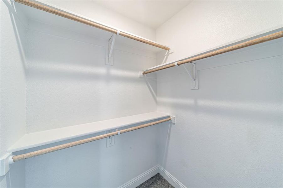 View of spacious closet