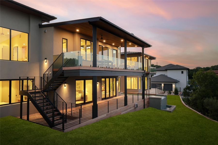 Exterior details and patio area of a home in , Austin (Image 21).