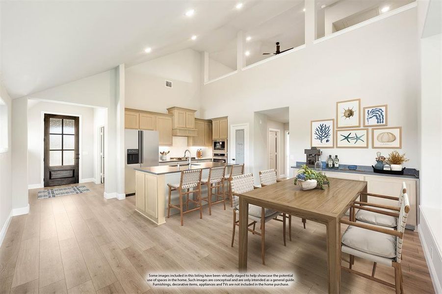 Furnished interior view inside a new home in Ridge Ranch Classic 50, Mesquite (Image 9). Furnished interior view inside a new home in Ridge Ranch Classic 50, Mesquite (Image 9).