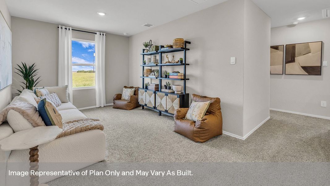 Furnished interior in a model home at Sunset Oaks in Maxwell (Image 38).