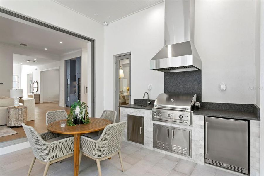 Furnished interior view inside a new home in , Tampa (Image 39).