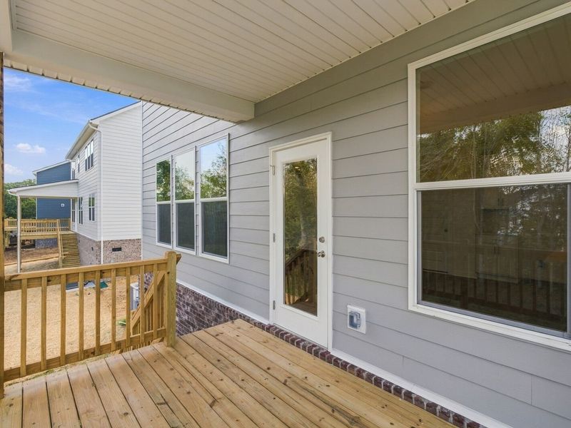 Exterior details and patio area of a home in Calista Farms, White House (Image 26).