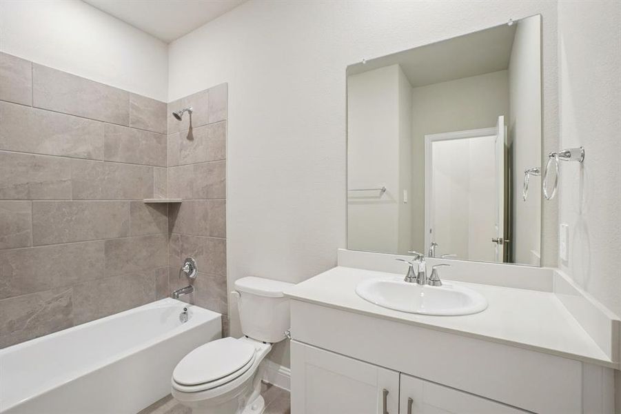 Furnished interior view inside a new home in Parks at Foster Crossing - Spring Series, Anna (Image 14).