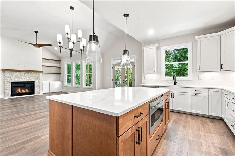 Furnished interior view inside a new home in , Marietta (Image 8).