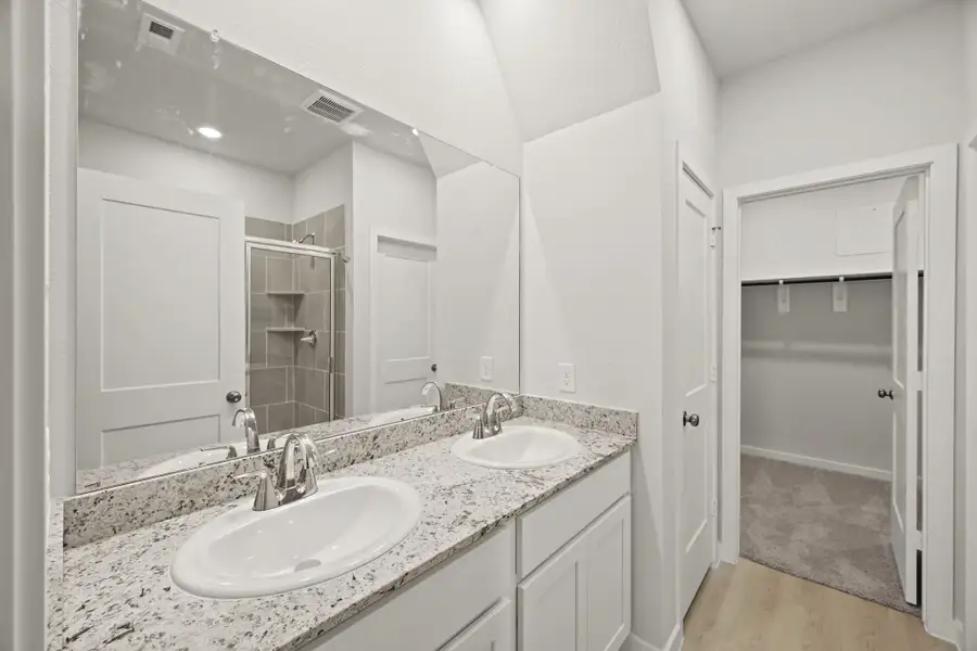 Furnished interior view inside a new home in Lonestar Collection at Paloma at Sanford Farms, Waller (Image 7).