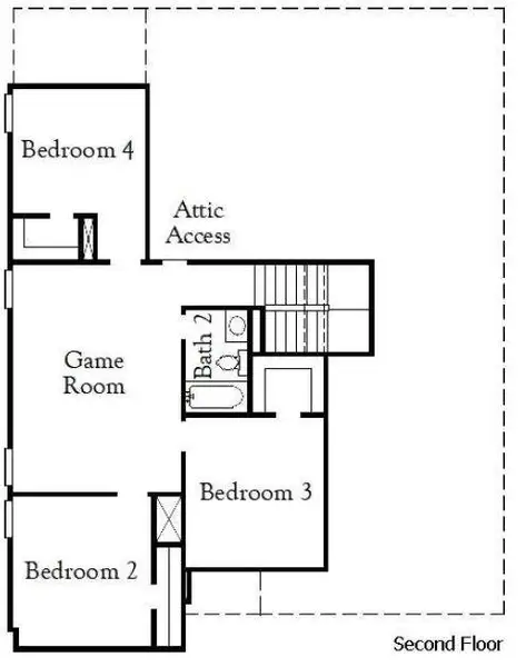 2nd Floorplan - Representative Photo 2nd Floorplan - Representative Photo