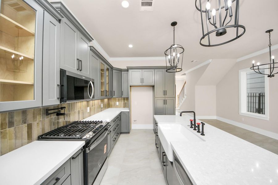 Furnished interior view inside a new home in , Houston (Image 6).