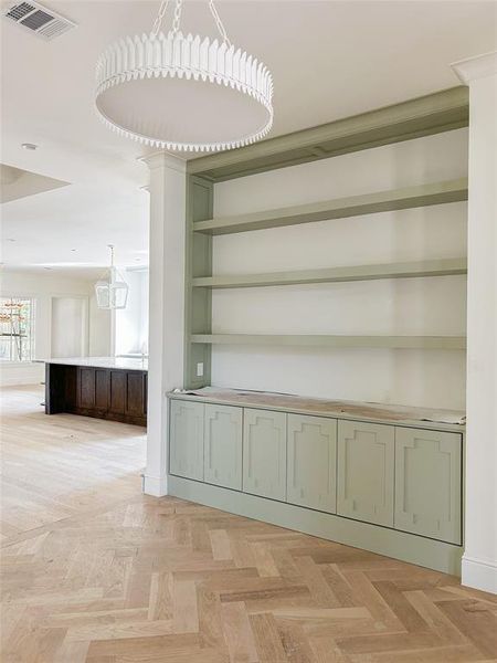 Waiting on wallpaper and hardware Waiting on wallpaper and hardware