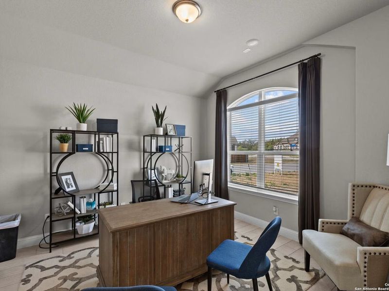 Furnished interior view inside a new home in The Reserve at Potranco Oaks, Castroville (Image 9).