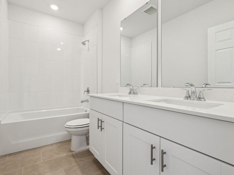 Furnished interior view inside a new home in The Meadow at Crossprairie, St. Cloud (Image 6).