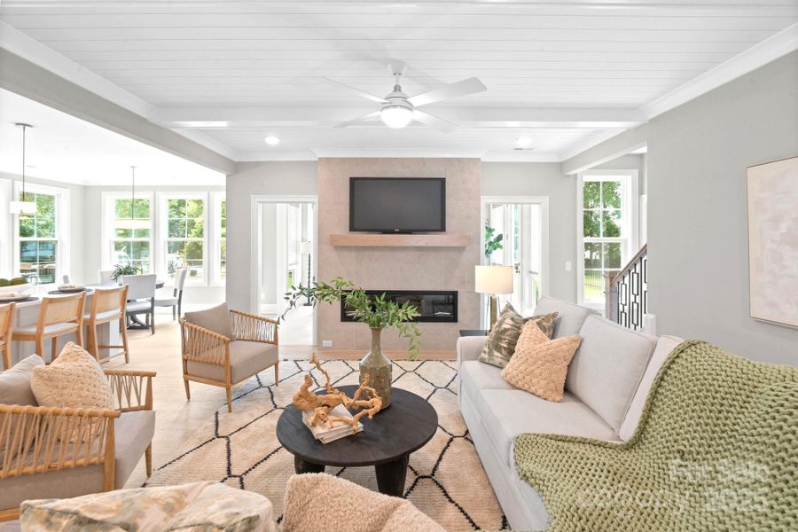 Furnished interior view inside a new home in , Charlotte (Image 27).