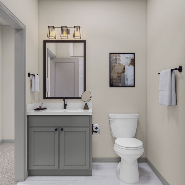 Representative furnished interior of a home built from the M by Tri Pointe Homes in Candelas Townhomes, Arvada (Image 21).