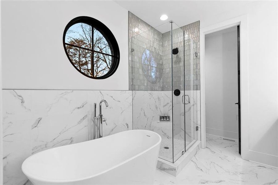 Furnished interior view inside a new home in , Atlanta (Image 12).