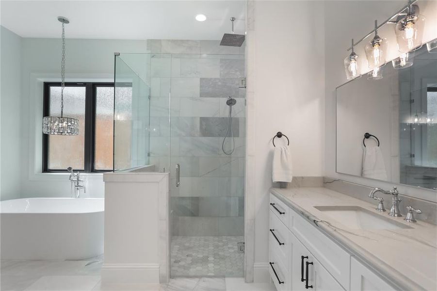 Furnished interior view inside a new home in , Richardson (Image 6).