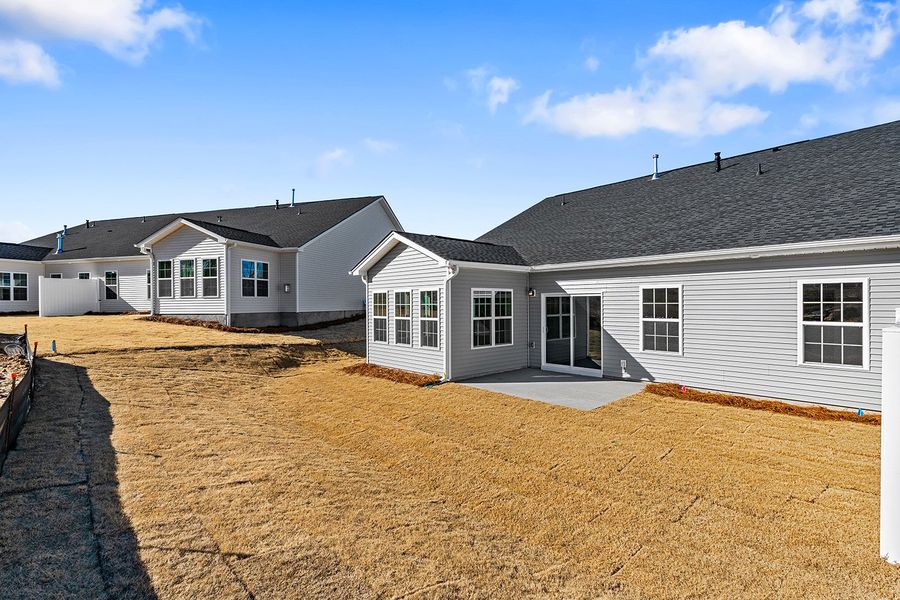 Exterior details and patio area of a home in Fieldstone, Lexington (Image 4).