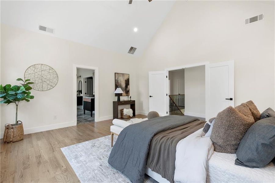 Furnished interior view inside a new home in , Atlanta (Image 7).