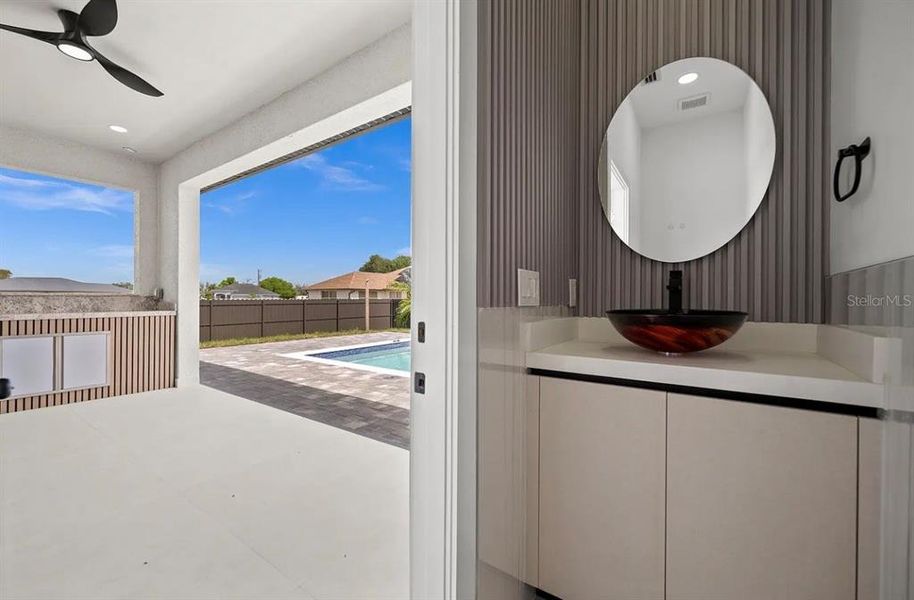 Furnished interior view inside a new home in , Cape Coral (Image 7).