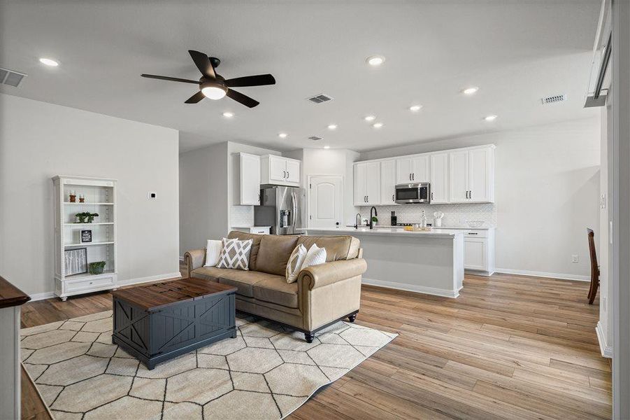 Furnished interior view inside a new home in , Dripping Springs (Image 13). Furnished interior view inside a new home in , Dripping Springs (Image 13).