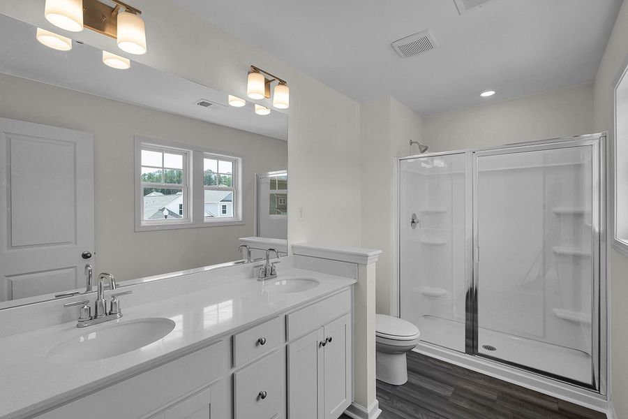 Furnished interior in a model home at Worthington in Hephzibah (Image 41).