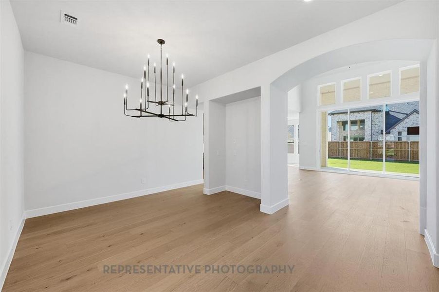 Spacious, unfurnished interior of a new home in Star Trail: 65ft. lots, Prosper (Image 28). Spacious, unfurnished interior of a new home in Star Trail: 65ft. lots, Prosper (Image 28).