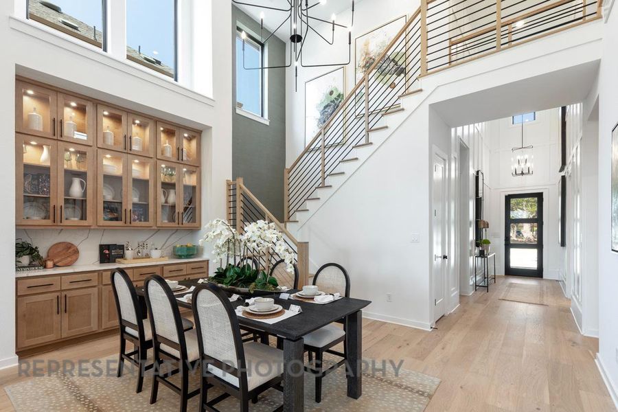 Furnished interior view inside a new home in Parkside On The River: 50ft. lots, Georgetown (Image 30).