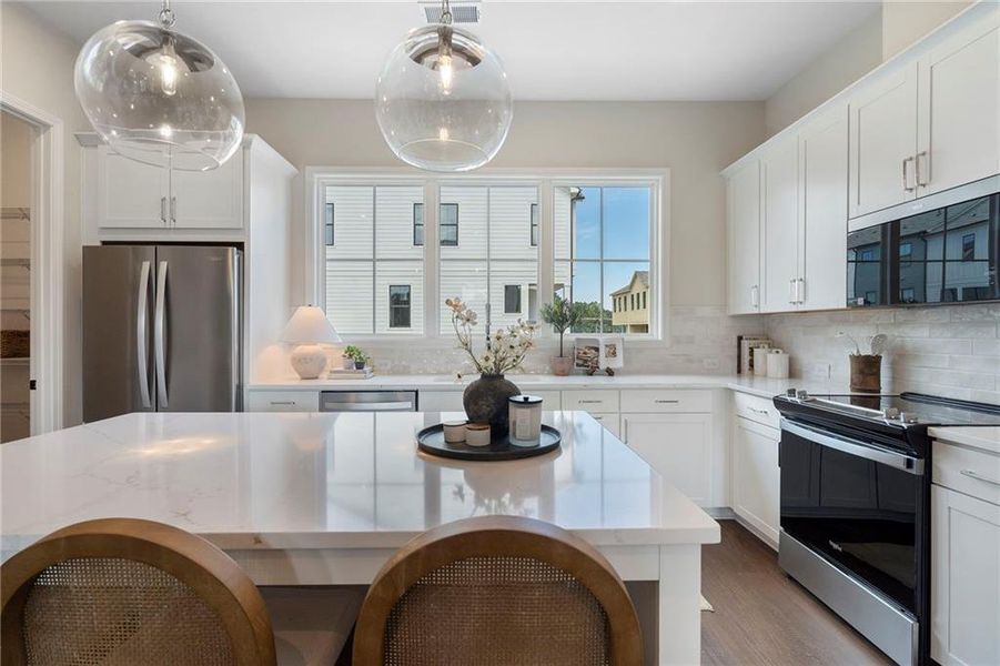 Furnished interior view inside a new home in , Alpharetta (Image 12). Furnished interior view inside a new home in , Alpharetta (Image 12).