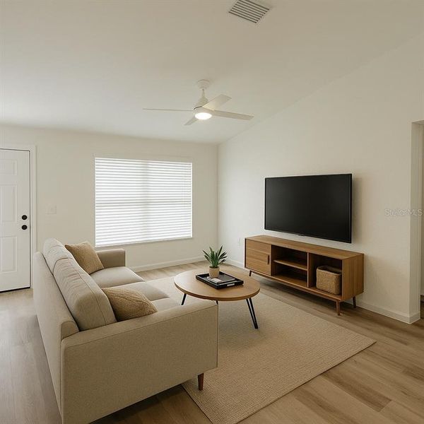 Furnished interior view inside a new home in , Ocala (Image 4). Furnished interior view inside a new home in , Ocala (Image 4).