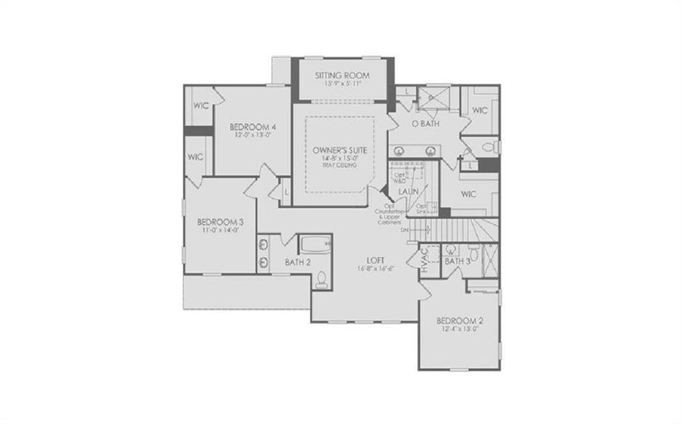 2D floor plan layout of this home in Silverwood, Cumming, GA (Image 3). 2D floor plan layout of this home in Silverwood, Cumming, GA (Image 3).