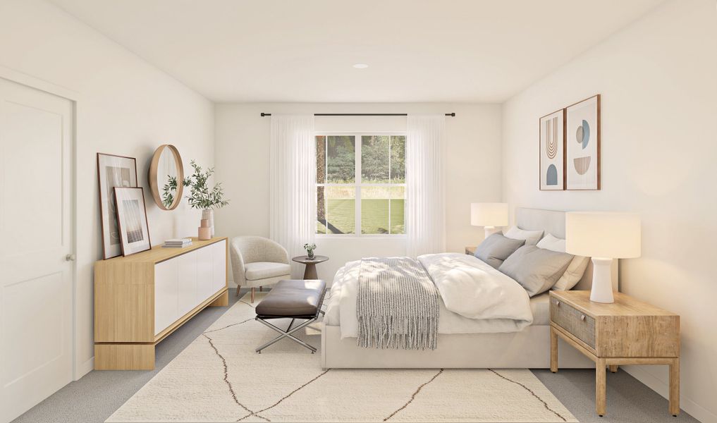 Furnished interior view inside a new home in Aspire at Palm Bay, Palm Bay (Image 6). Furnished interior view inside a new home in Aspire at Palm Bay, Palm Bay (Image 6).