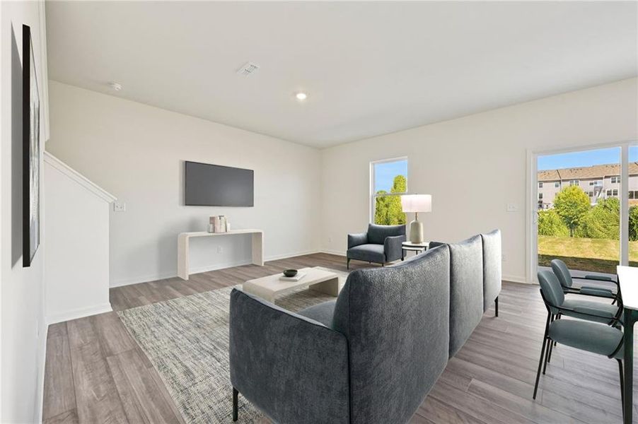 Furnished interior view inside a new home in Crescent Pointe, Carrollton (Image 7).