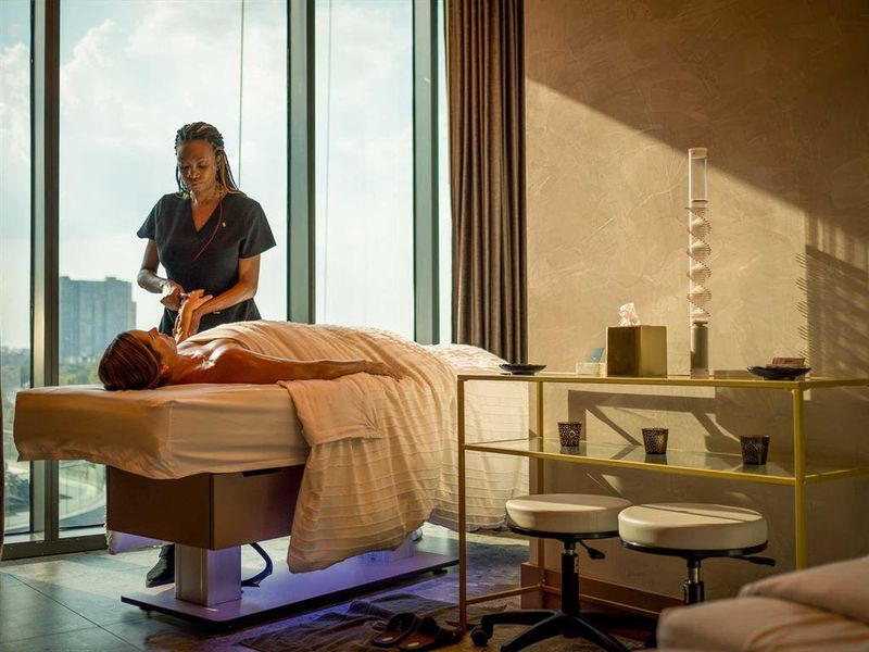 The Spa at the Thompson Hotel offers a variety of services and a boutique shop.