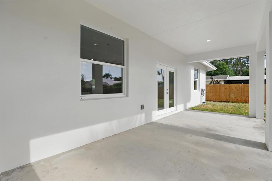 Exterior details and patio area of a home in , Fort Pierce (Image 3). Exterior details and patio area of a home in , Fort Pierce (Image 3).
