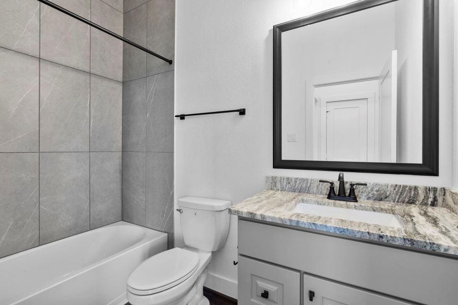 Furnished interior view inside a new home in Artavia, Conroe (Image 9).