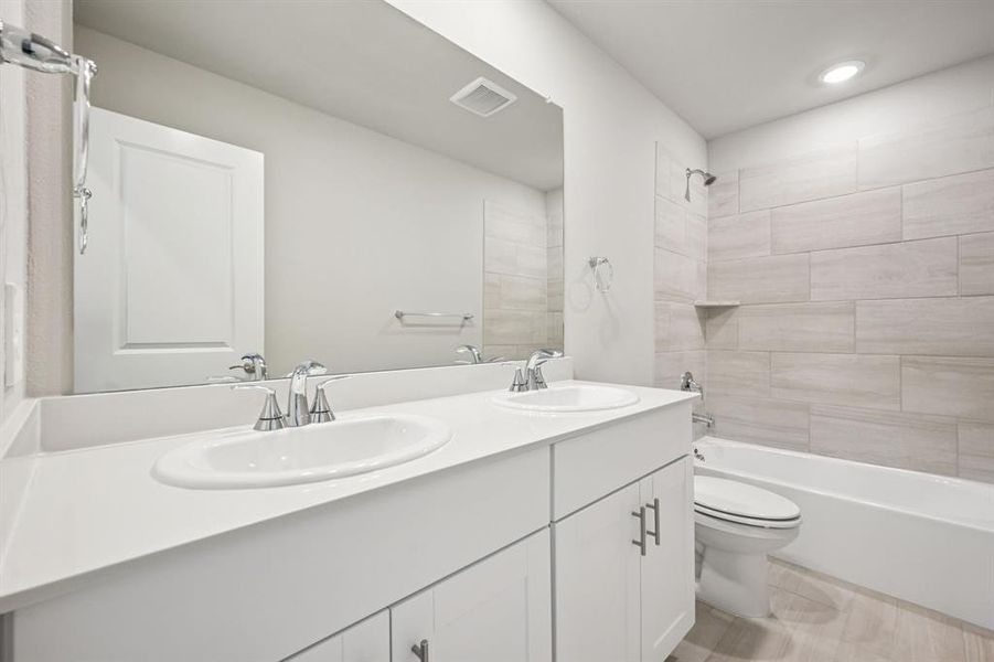 Furnished interior view inside a new home in Eastridge - Signature Series, McKinney (Image 9).
