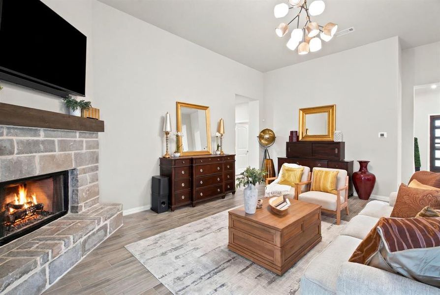Furnished interior view inside a new home in Covenant Springs, Springtown (Image 6).