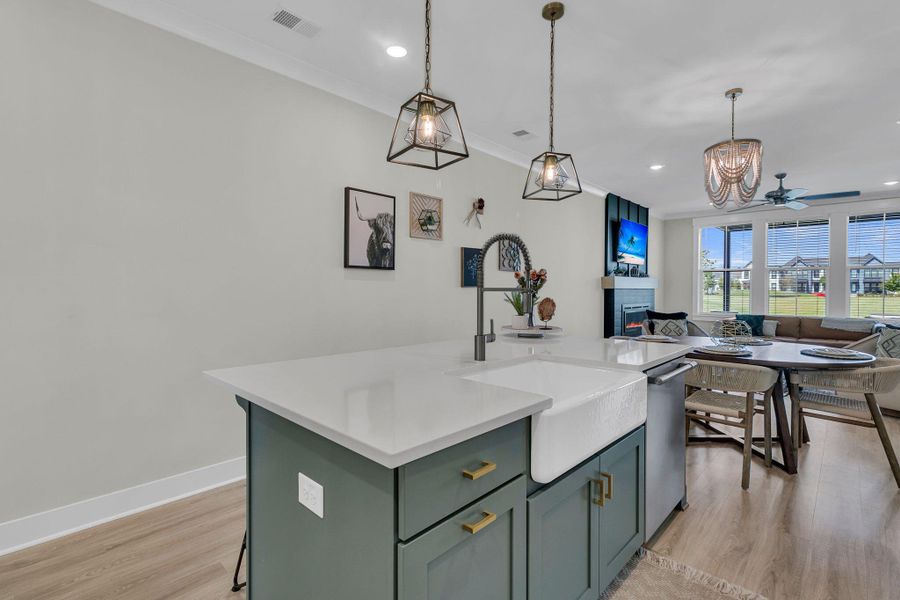 Furnished interior view inside a new home in , Summerville (Image 14).