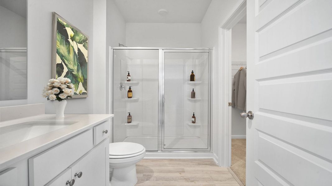 Furnished interior view inside a new home in The Groves at Bees Creek, Ridgeland (Image 21).