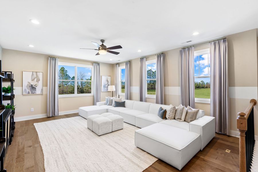 Representative furnished interior of a home built from the Eldorado by Mattamy Homes in Madison Park, Lillington (Image 27).