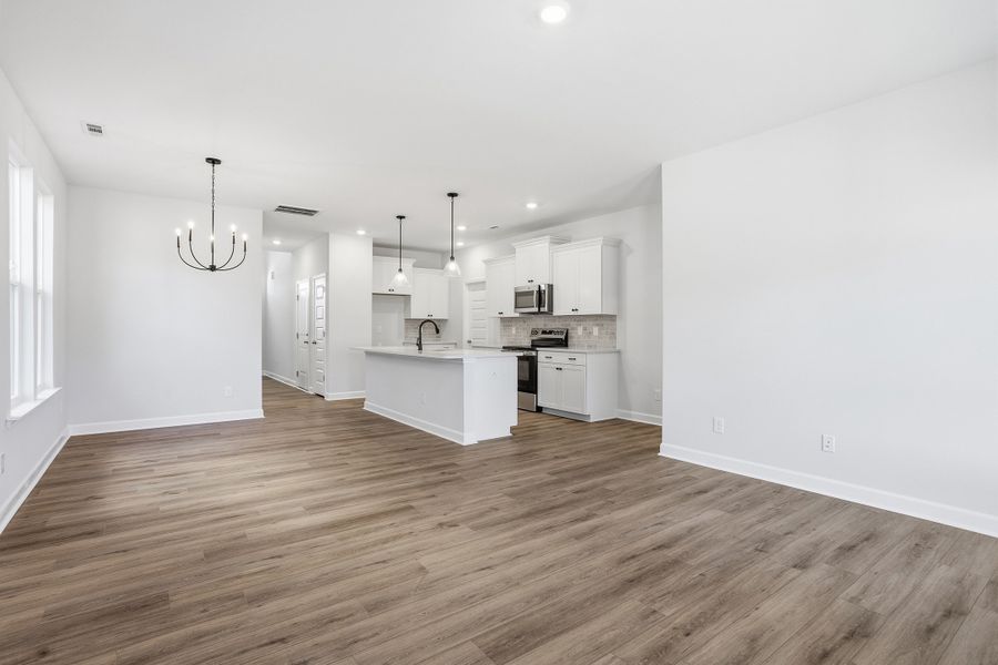 Spacious, unfurnished interior of a new home in Renaissance at White Oak, Garner (Image 21).