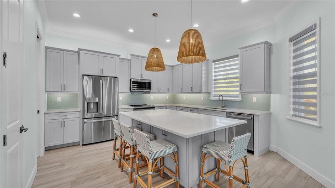 Furnished interior view inside a new home in , Polk City (Image 21).