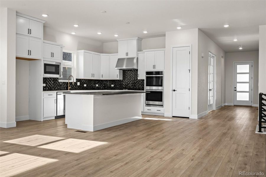 Furnished interior view inside a new home in Wolf Ranch - Enclave Collection, Colorado Springs (Image 26).