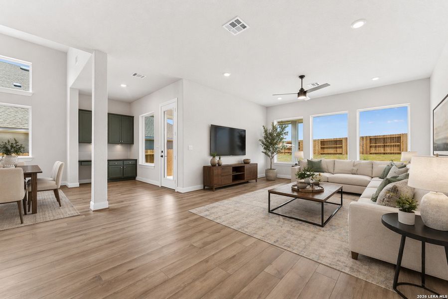 Furnished interior view inside a new home in Meyer Ranch – Legacy Series, New Braunfels (Image 16).
