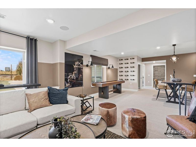 Furnished interior view inside a new home in , Fort Collins (Image 32).