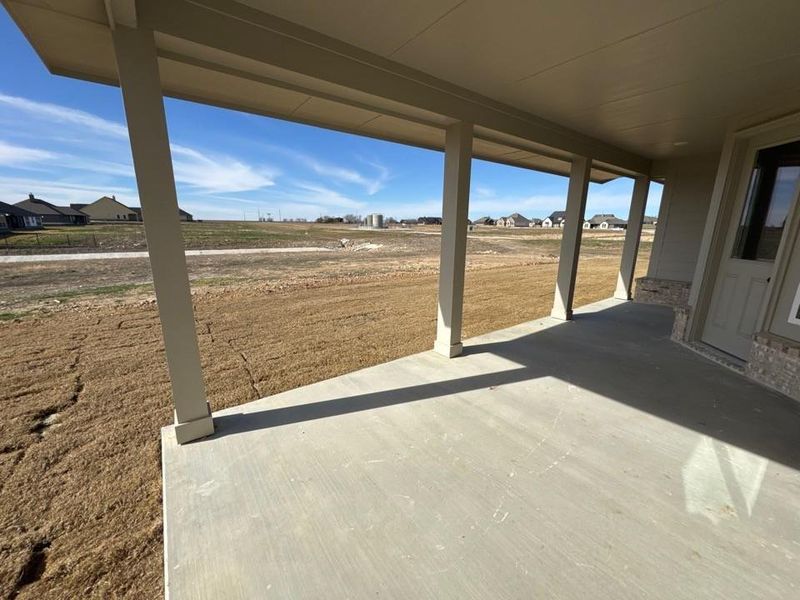 Exterior details and patio area of a home in Fairview Meadows, New Fairview (Image 3).