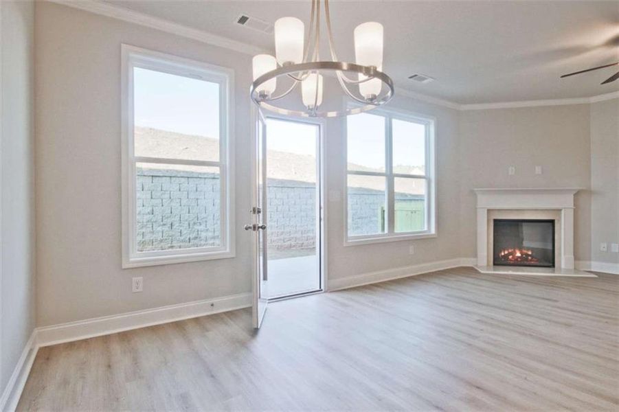 Spacious, unfurnished interior of a new home in Somerset at Riverbrook, Gainesville (Image 19).