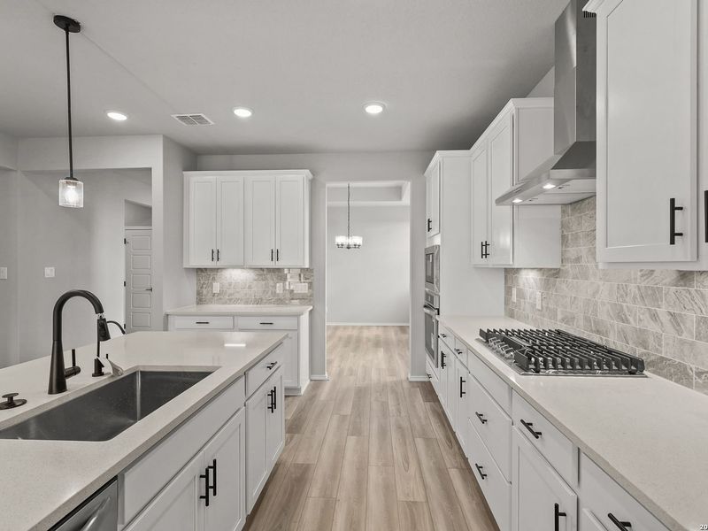 Furnished interior view inside a new home in Horizon Pointe, Converse (Image 7).