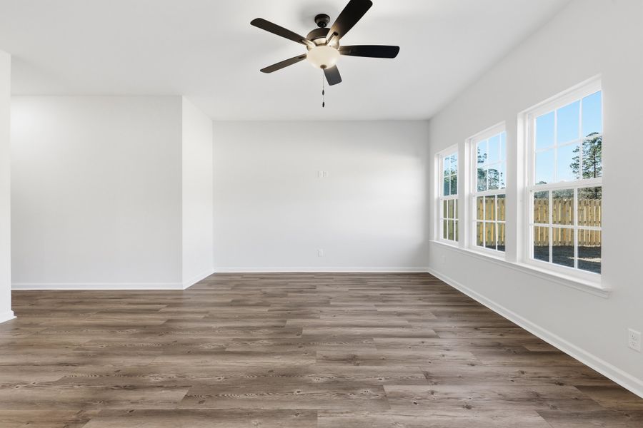 Representative unfurnished interior of a home built from the The Porter by RTS Homes in The Pointe at Villages on Marne, Hinesville (Image 15).